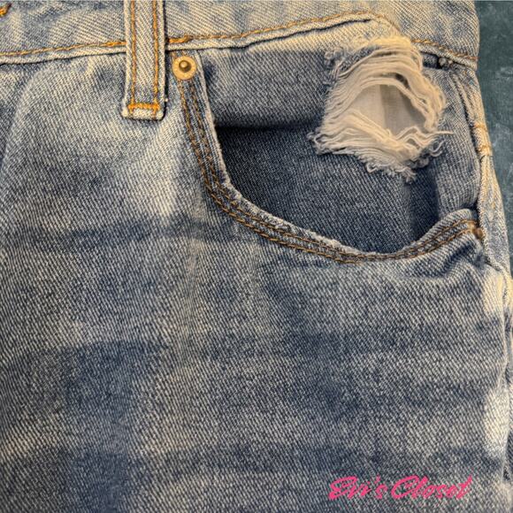 Kensie Jeans True Vintage Women's 8/29 Wide Leg Cropped Blue Denim High Rise - Picture 16 of 16